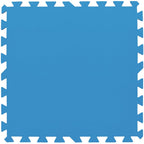 Bestway zwembadbodembeschermers 8 st blauw 58220