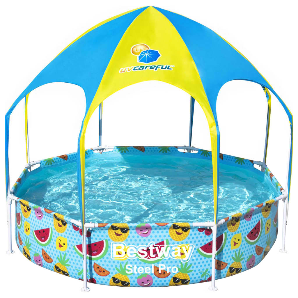 Bestway kinderzwembad steel pro uv careful bovengronds 244x51 cm
