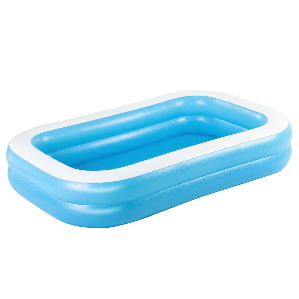 Bestway opblaasbaar zwembad 262x175x51 cm blauw wit