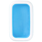 Bestway opblaasbaar zwembad 262x175x51 cm blauw wit