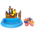 Bestway playcenter sleepboot piraat zwembad, 140x130x104cm