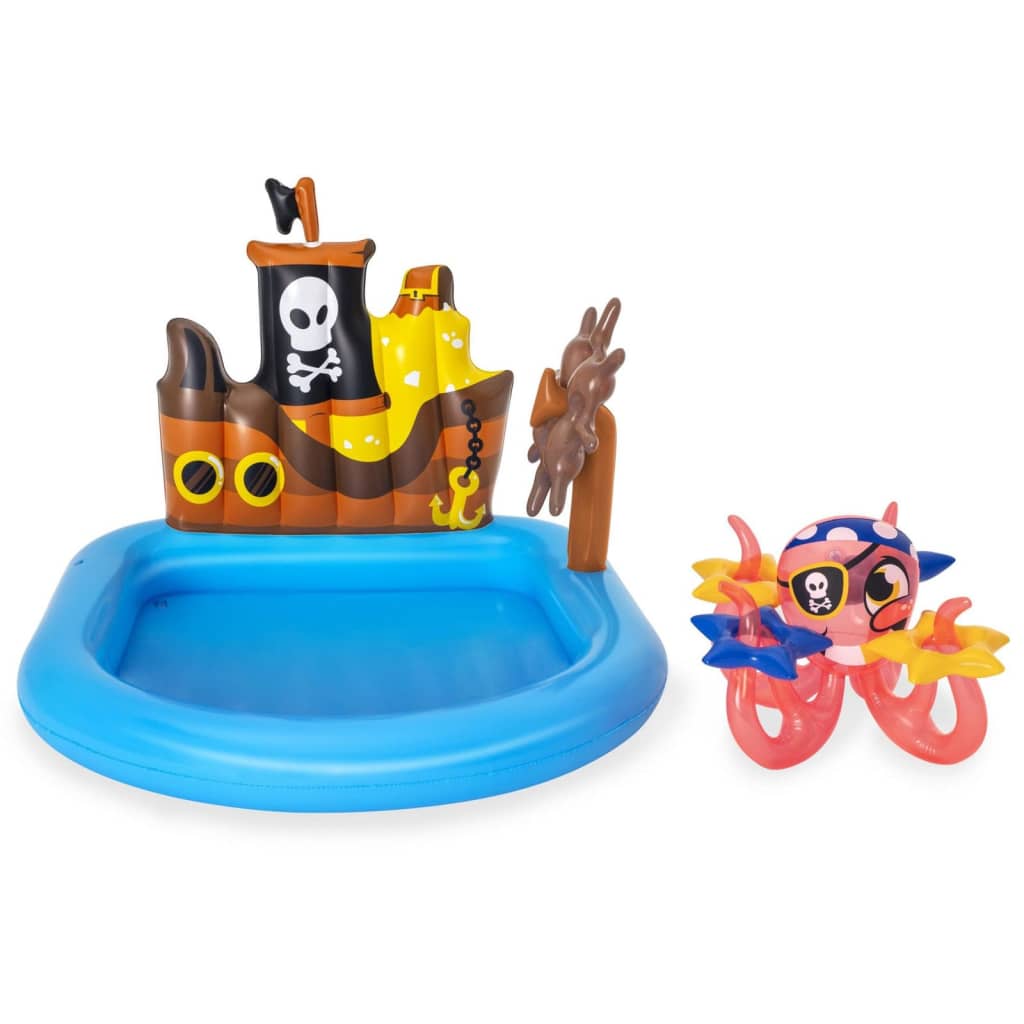 Bestway playcenter sleepboot piraat zwembad, 140x130x104cm