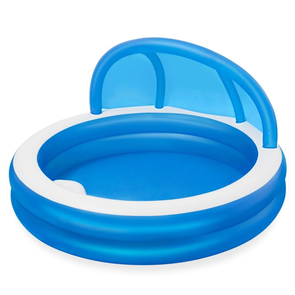 Bestway familiebad rond summer days met uv zonnescherm, 241cm