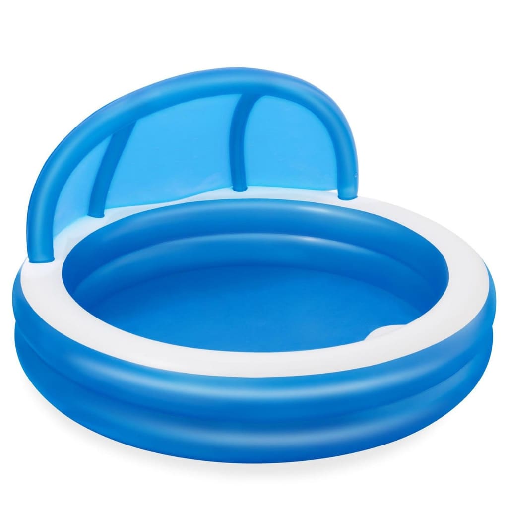 Bestway familiebad rond summer days met uv zonnescherm, 241cm