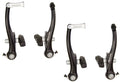 Saccon v-brake set voor en achter aluminium - zwart