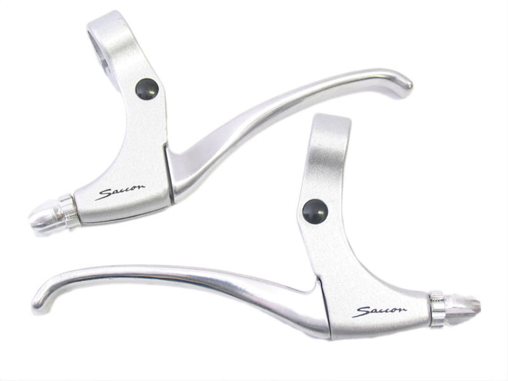 Saccon remgreepset voor rollerbrake - 4 vingers - satin zilver