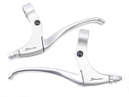Saccon remgreepset voor rollerbrake - 4 vingers - satin zilver