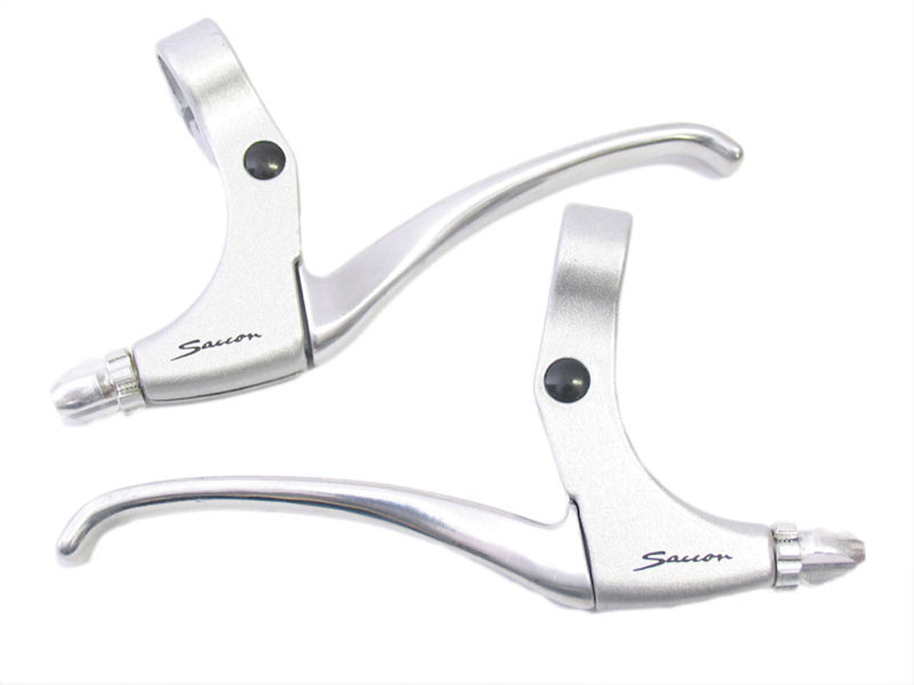 Saccon remgreepset voor rollerbrake - 4 vingers - satin zilver