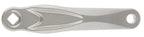 Miranda alu linkse crank alfa 1 170mm lengte zilver 574001