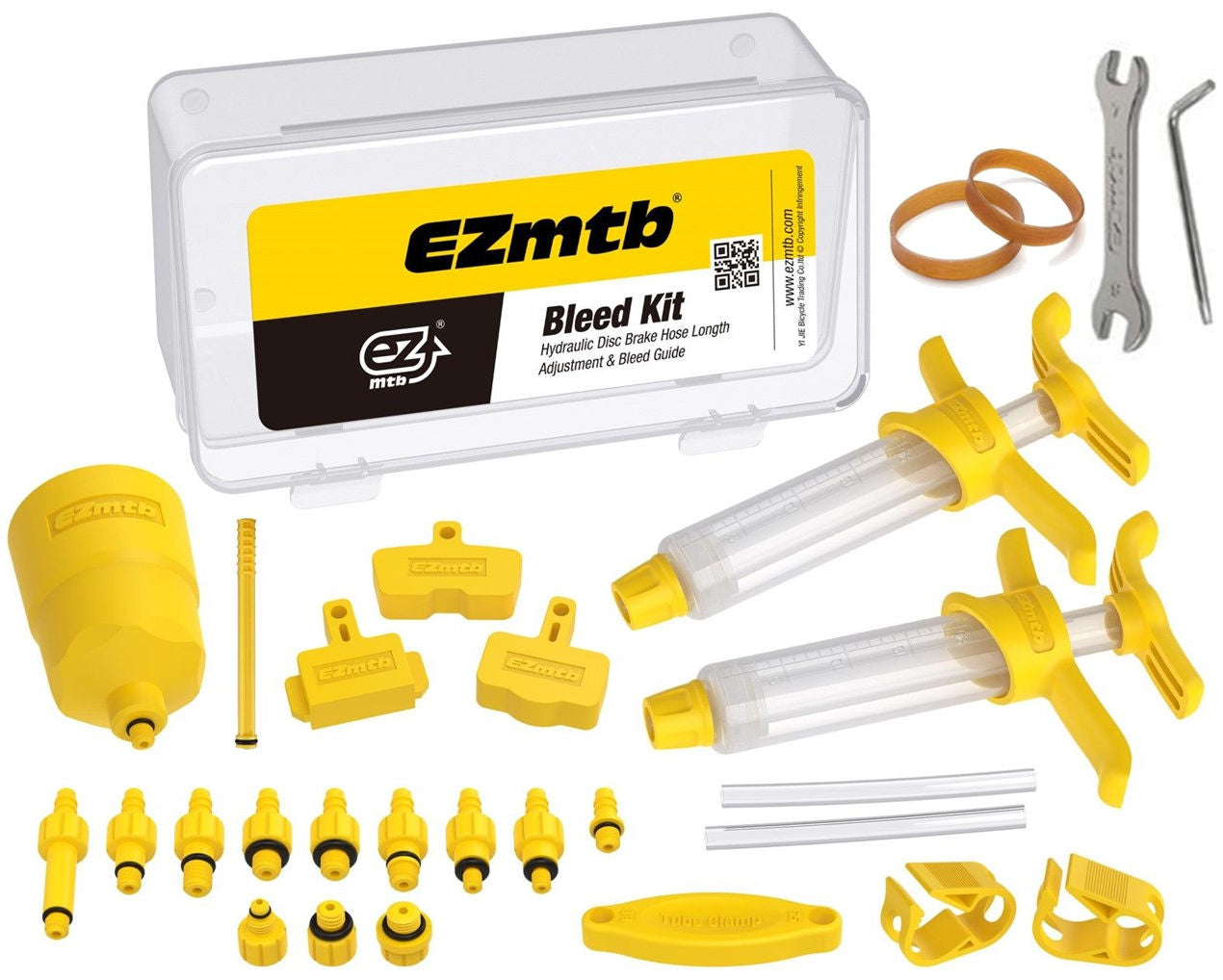 Ezmtb Ontluchtingsset EZ-MTB Lite incl. kunststof adapters