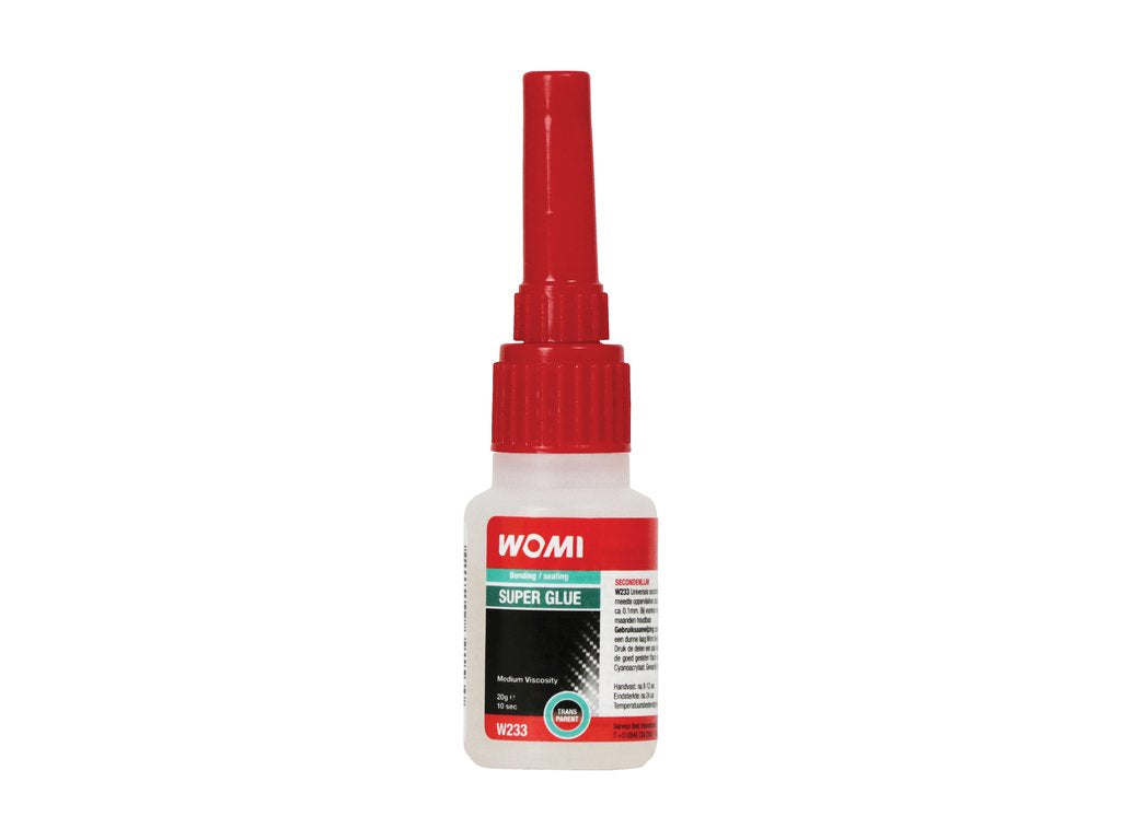 Womi secondelijm transparant - 20ml