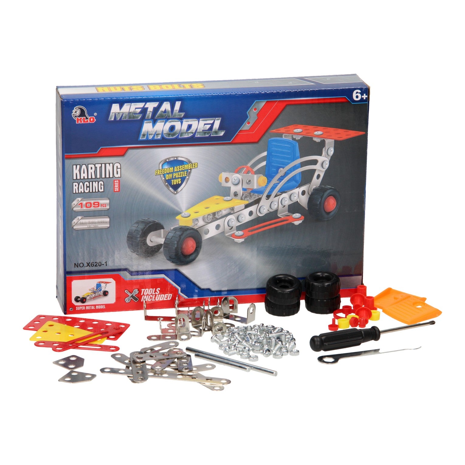Constructie metaal raceauto, 109dlg.