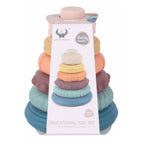 Baby stapeltoren pastel