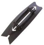 voorspatbord Mudflap XL 33 cm zwart
