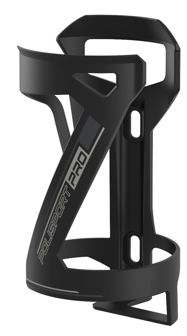 Polisport bidonhouder side cage - zwart grijs