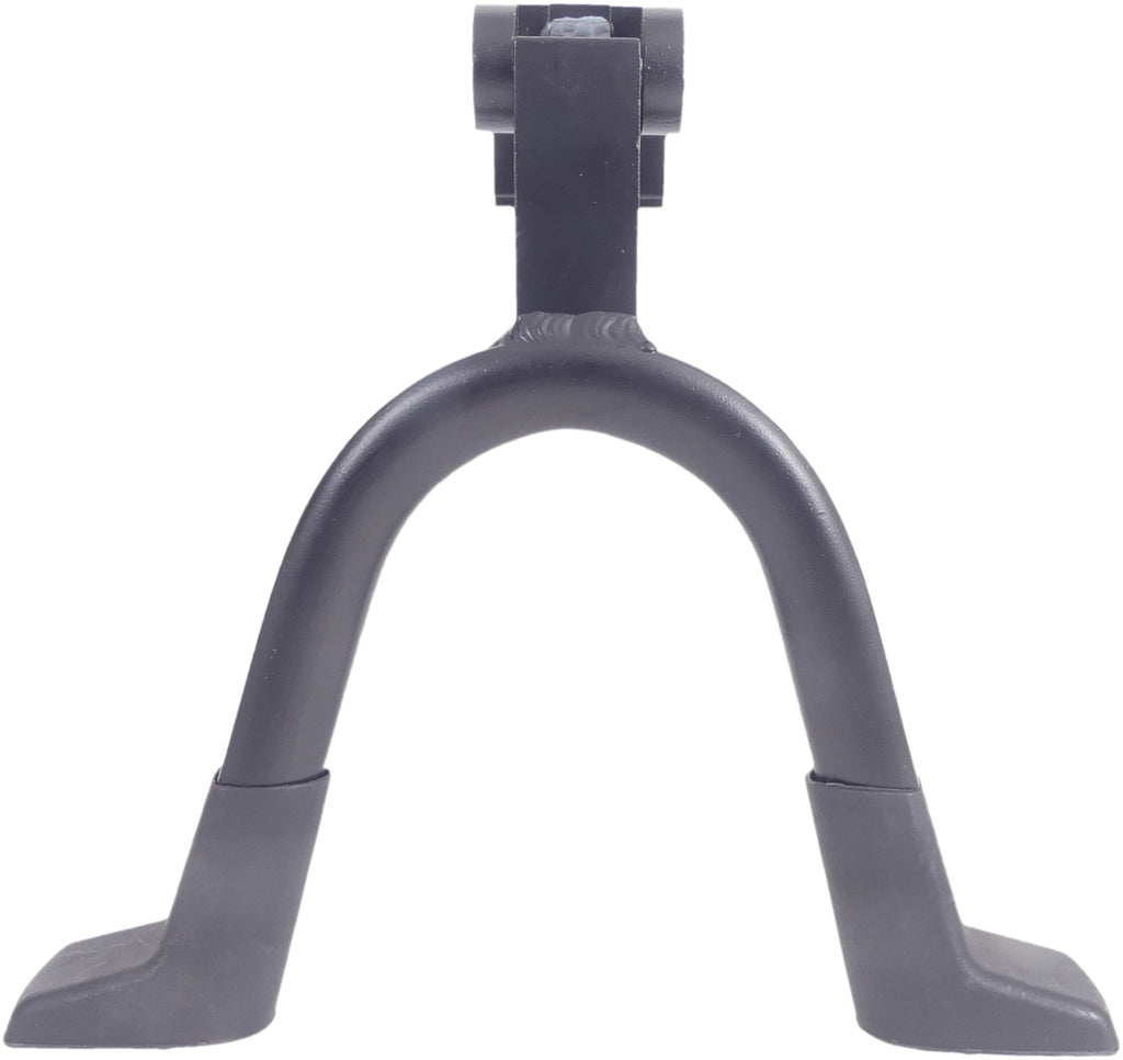 Edge middenstandaard 28 double 2-poot 30cm aluminium - zwart