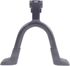 Edge middenstandaard 28 double 2-poot 30cm aluminium - zwart