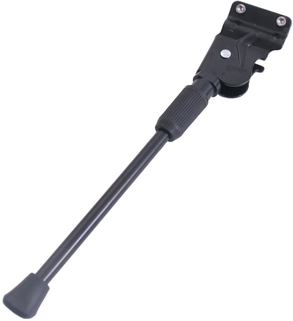 Edge zijstandaard 28 40 mm 2 bouts aluminium - zwart