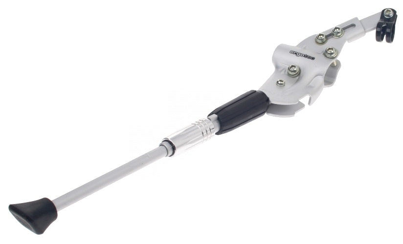 Ergotec zijstandaard achterbrugmontage 24 t m 28 universeel - zilver