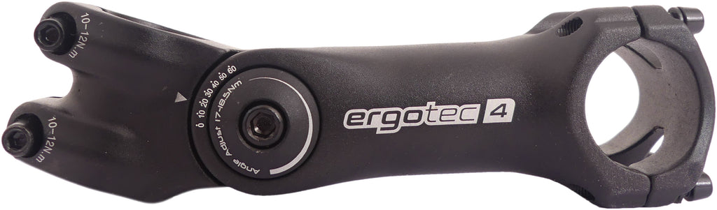 Ergotec stuurpen octopus 2 ahead verstelbaar ø28,6 125 31,8 mm - zwart