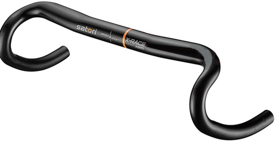 Satori stuur x-race aero ø31.8mm b=400mm - mat zwart