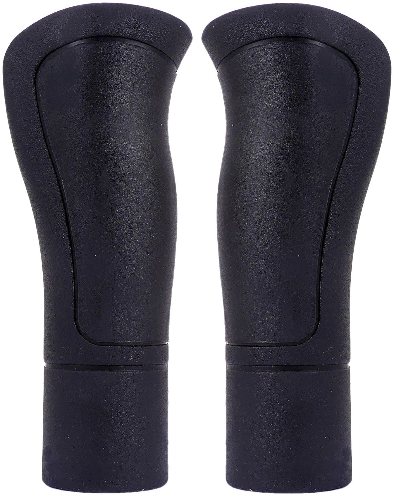 Herrmans Ergo 84B zwart 120mm - fiets handvat