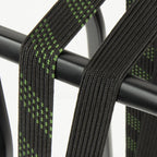 Qibbel widek veiligheidsbinder suv stalen haak 54cm zwart groen