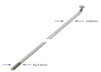 Alpina spaak zink 14-266 zonder nippel zilver (144st)