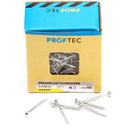Dynaplus unischroef spaanplaatschroef verzinkt platkop voldraad torx tx20 4.0x40 | 200 stuks - 0281.01.25601