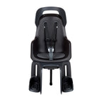 Kinderzitje achter Bobike Go Maxi RS met dragerbevestiging (CFS) en slaapstand - urban zwart