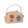Houten radio - wit