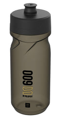 Polisport bidon met schroefdop s600 - 600ml restyle - transparant zwart zwart