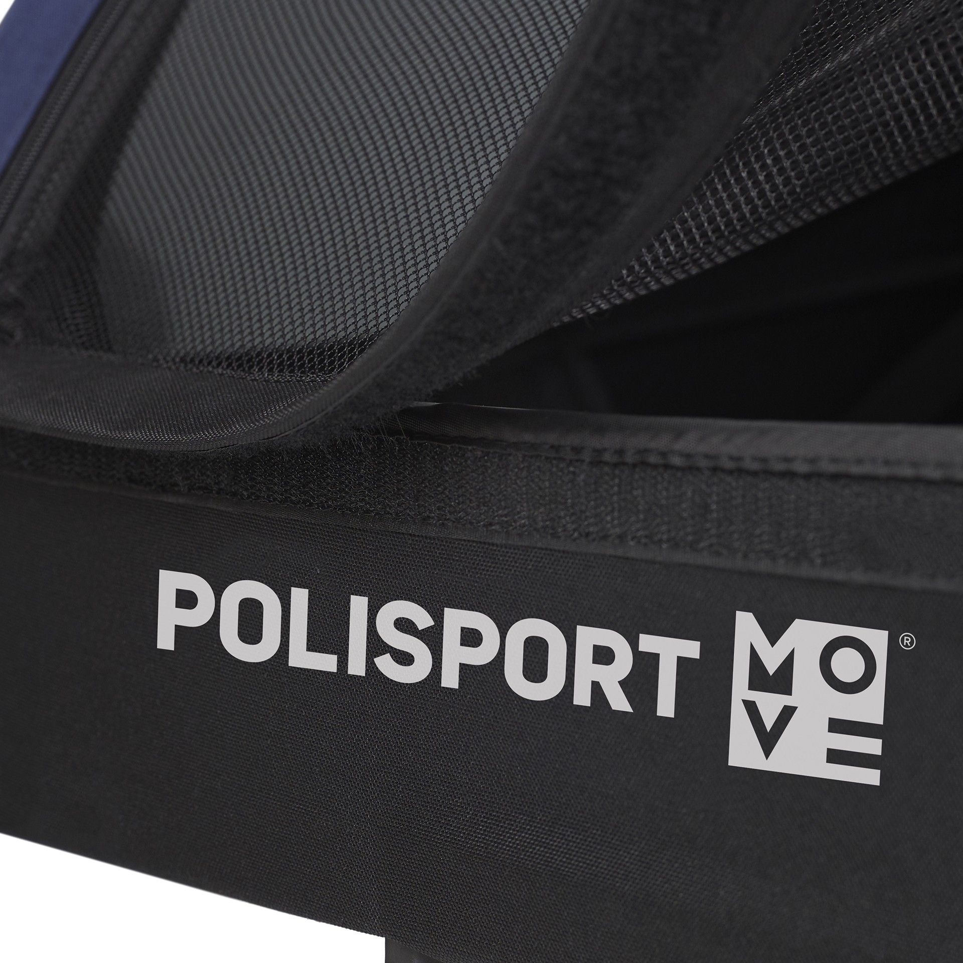 Polisport Kindertrailer met wandelkit grijs blauw