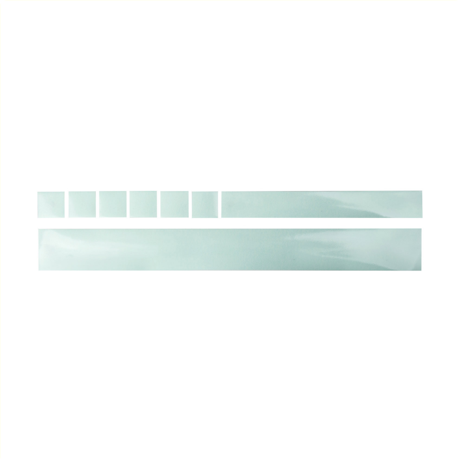 M-Wave Beschermstickers set 8 stuks transparant