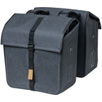 BASIL Tas urban dry dubbel zwart | 50l