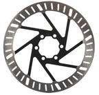 Elvedes primax e remschijf ø160mm incl. 6 bouten zwart zilver