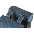 BASIL Dubbele fietstas boheme carry all 35 liter 37 x 15 x 37 cm - blauw