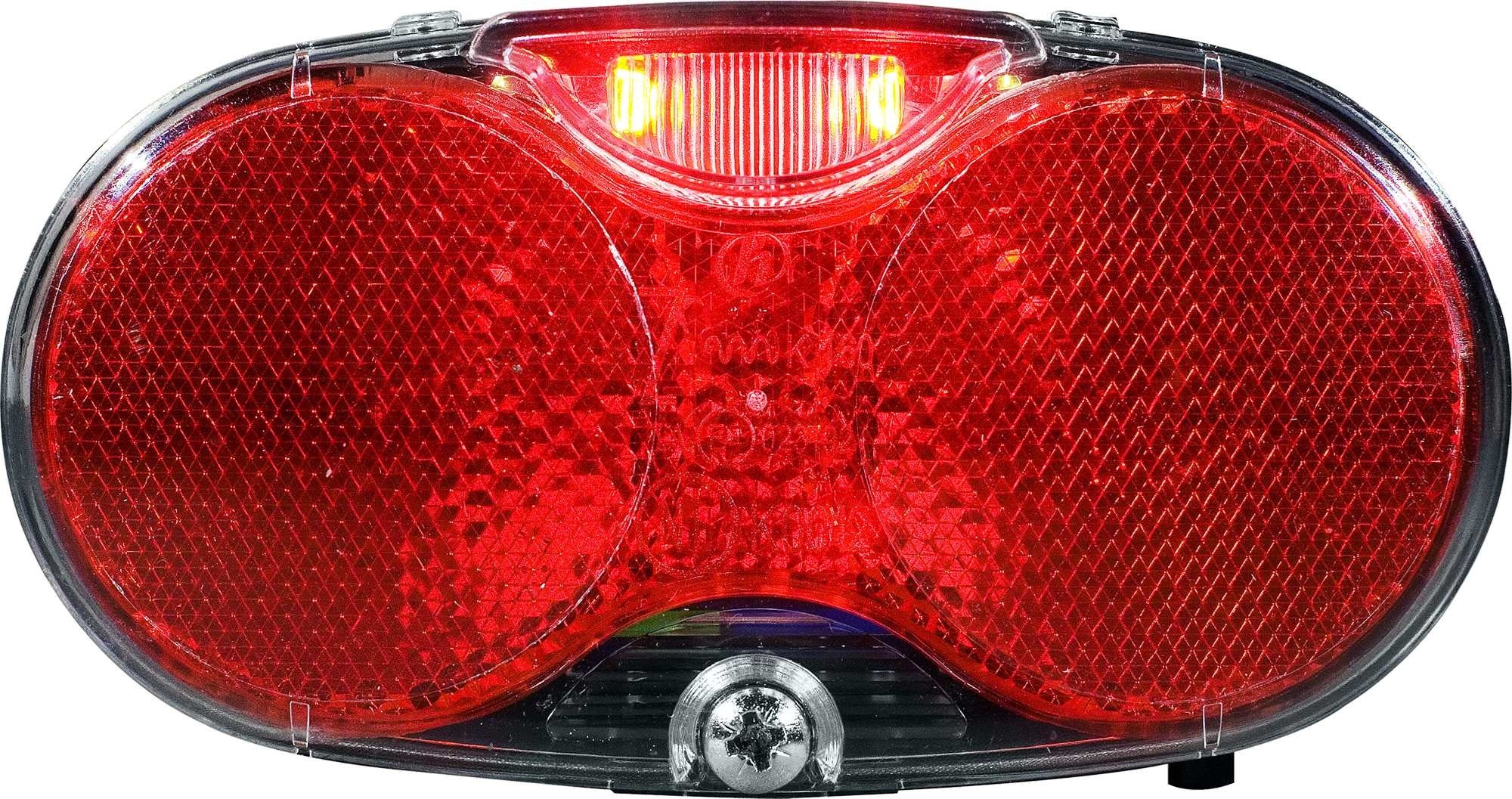 Herrmans dragerachterlicht twinle batterij - 50 mm bevestiging