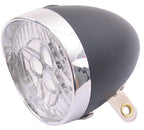 Edge koplamp retro 3 led - aan uit - incl. batterijen - zwart chroom