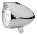 Edge koplamp retro 3 led aan uit - incl. batterijen - chroom