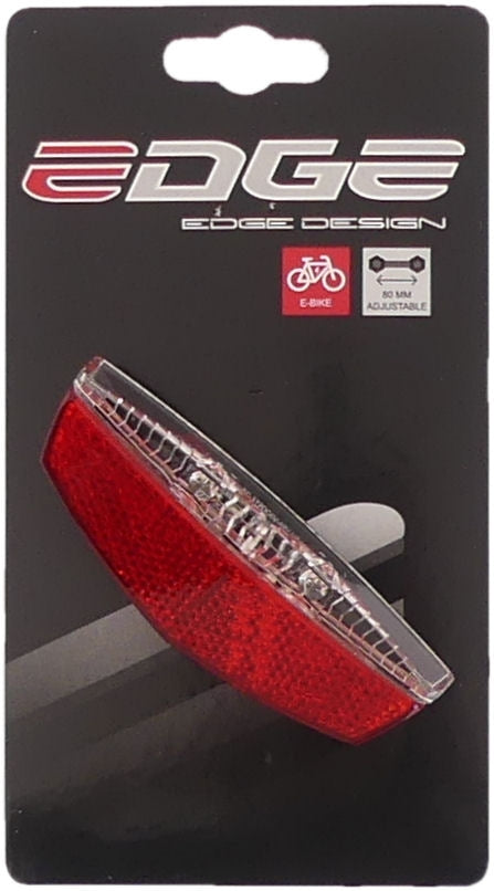 Edge dragerachterlicht city slimline - 80mm - e-bike - 6-48volt