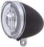 Spanninga swingo koplamp zwart batt. kaart