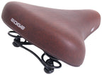 Edge fietszadel city retro - donkerbruin (werkplaatsverpakking)