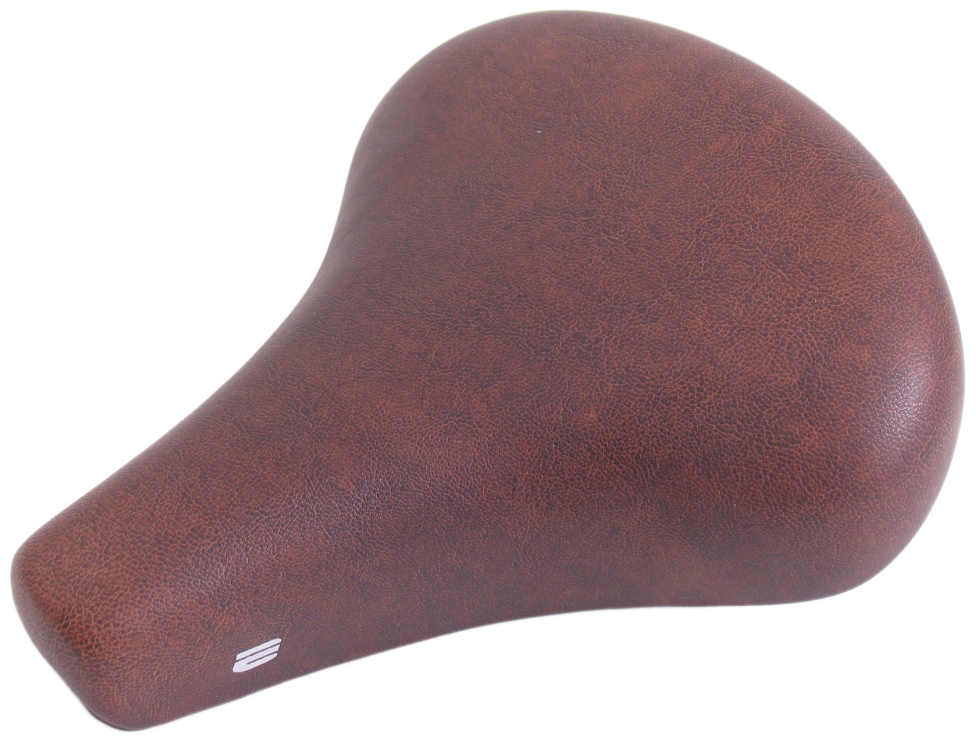 Edge fietszadel city retro - donkerbruin (op kaart)