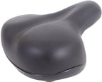 Edge fietszadel city soft incl. zadelstrop - zwart
