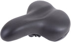 Edge fietszadel city soft incl. zadelstrop - zwart