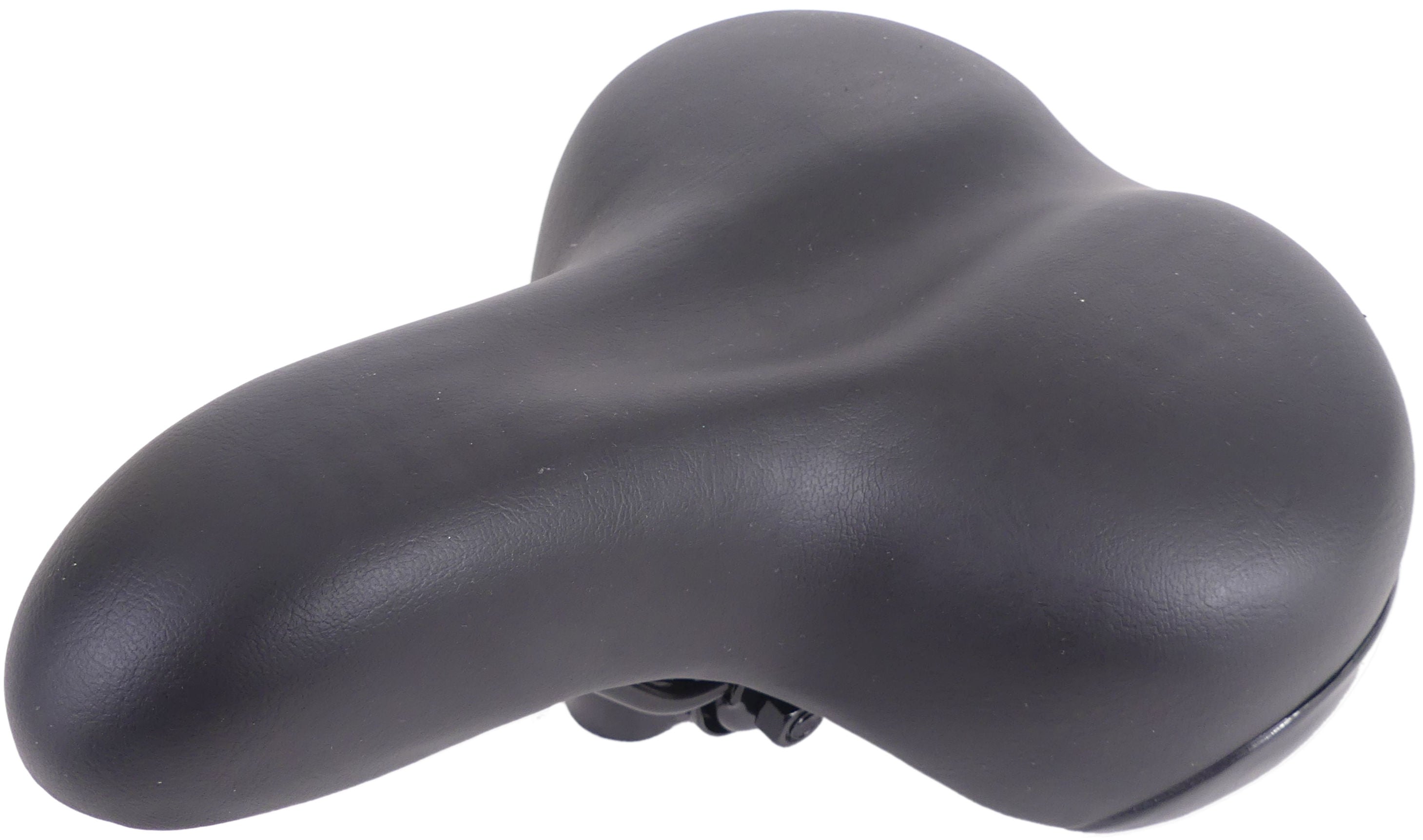 Edge fietszadel city soft incl. zadelstrop - zwart