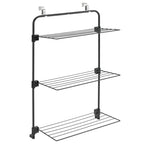 Tomado metaltex gale droogrek 11 m drooglijn 57x31x98 cm zwart
