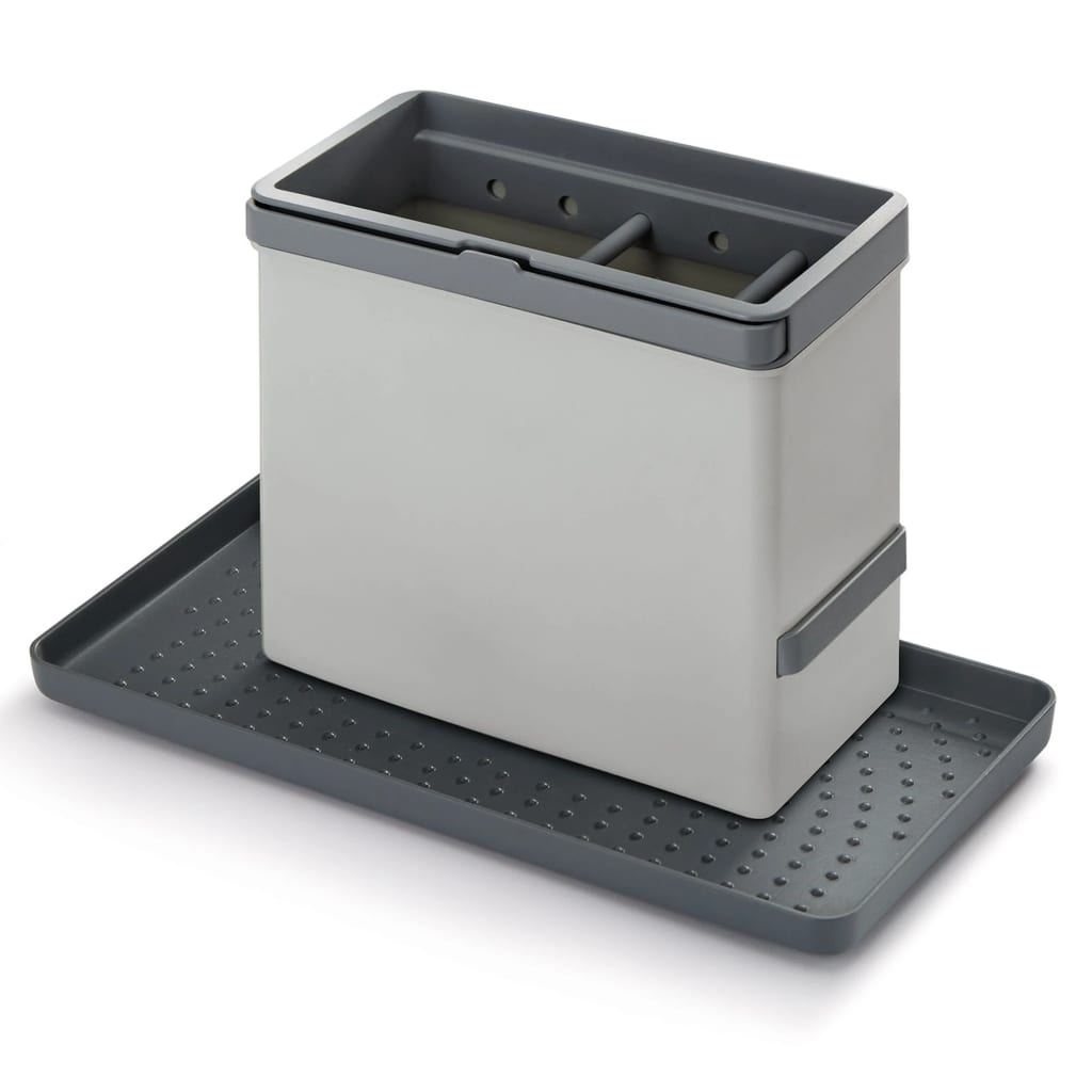 Metaltex kitchen helpers tidy tex gootsteen organiser 24x13x14 cm grijs