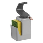 Metaltex soap-tex zeepdispenser 11x8x22 cm grijs